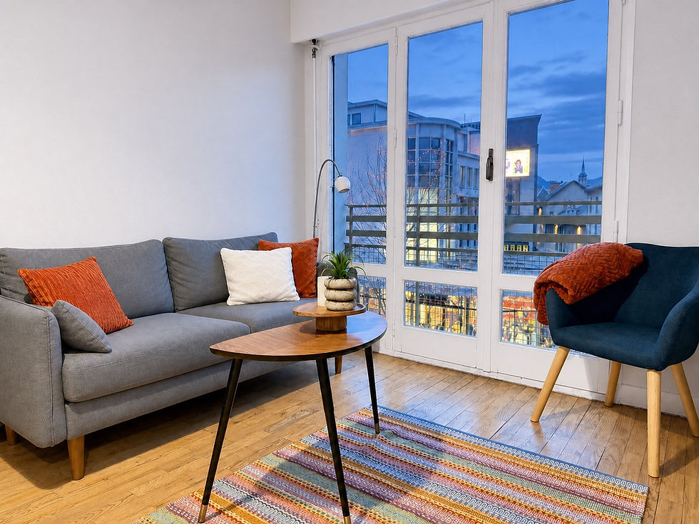 Chambéry Centre – Vue Place & Calme