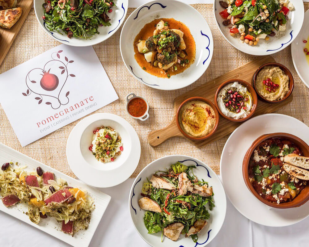 Arranged Food and Objects