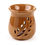 Miniature : Brûle parfum en céramique marron feuille infinity candles drome