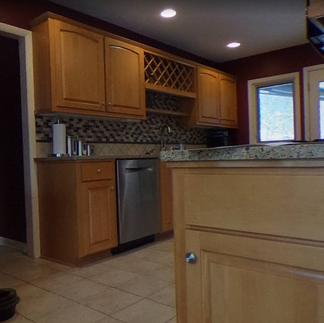 Mid-Century Ranch Kitchen Space Before Remodeling