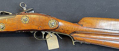 Thumbnail: AS13 - 22 bore Portuguese flint long fowling piece, circa 1820