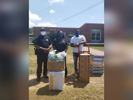 Marion Police Department Completes School Supplies Distribution