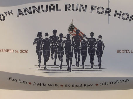 The 20th annual Run for Hope has been canceled due to COVID-19 concerns