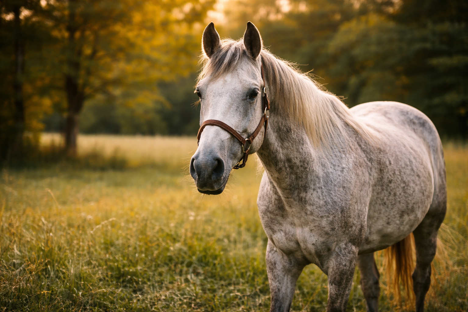 Horse featured in Wild Olive’s equine wellness services