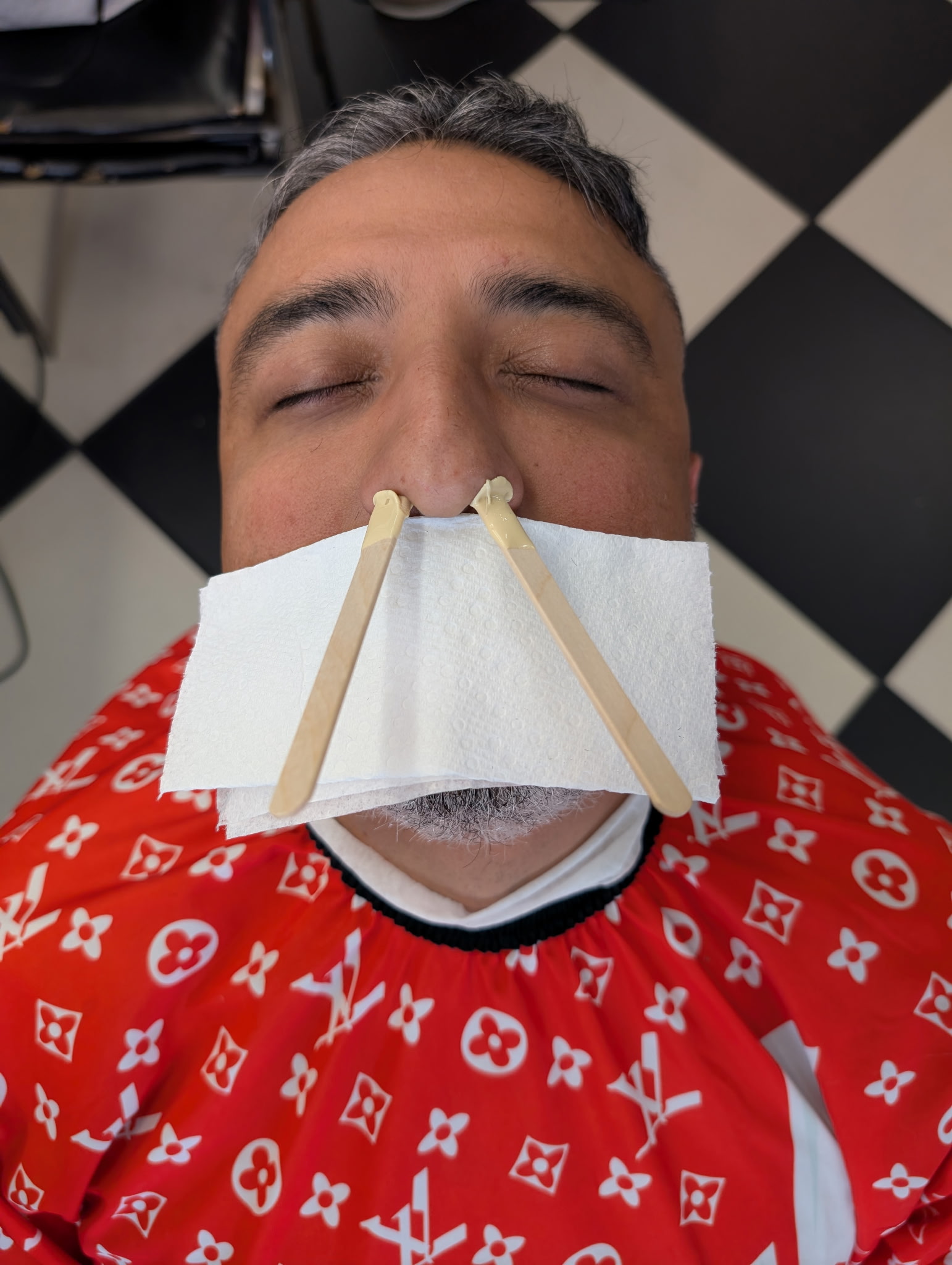 Men's facial treatment by top licensed hair professional in La Verne
