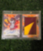 Autographed Jaret Patterson football card