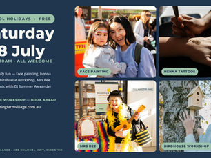 School Holidays Fun - Saturday 18th July