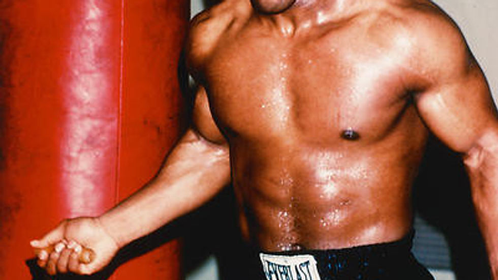 Mike Tyson training