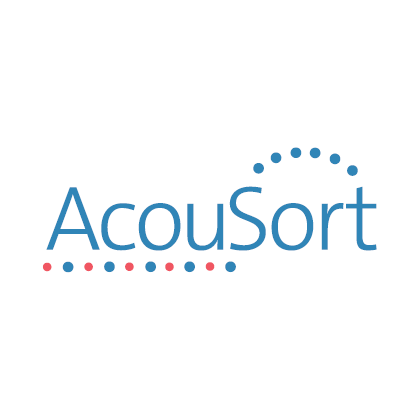 Logo of AcouSort, cooperation with Microfluidics Innovation Hub.