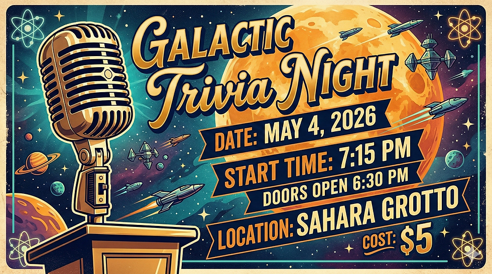 May the 4th be with you, Intergalactic Trivia NITE