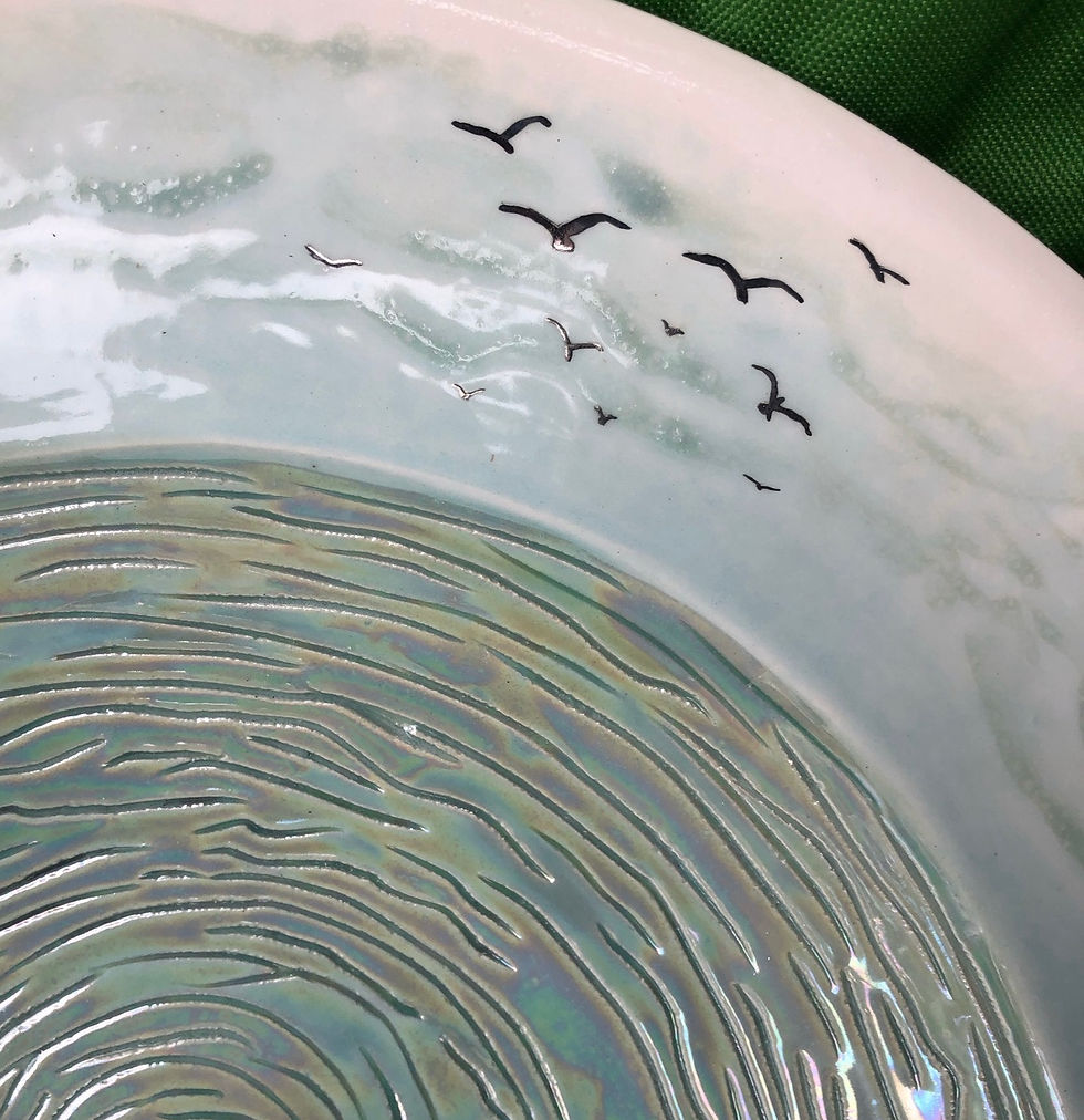 Seascapes and Lustre Gulls