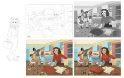 Ms. Me Process (Digital: Photoshop)