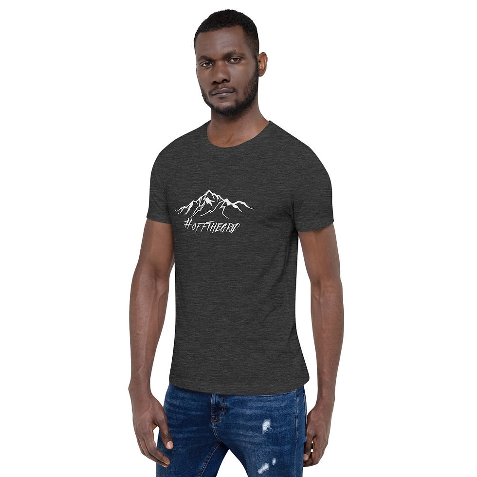 Thumbnail: Short-Sleeve Unisex T-Shirt - Mountain #offthegrid