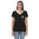 Thumbnail: Women’s recycled v-neck t-shirt Pocket MK EXP Logo & Tagline On The Back