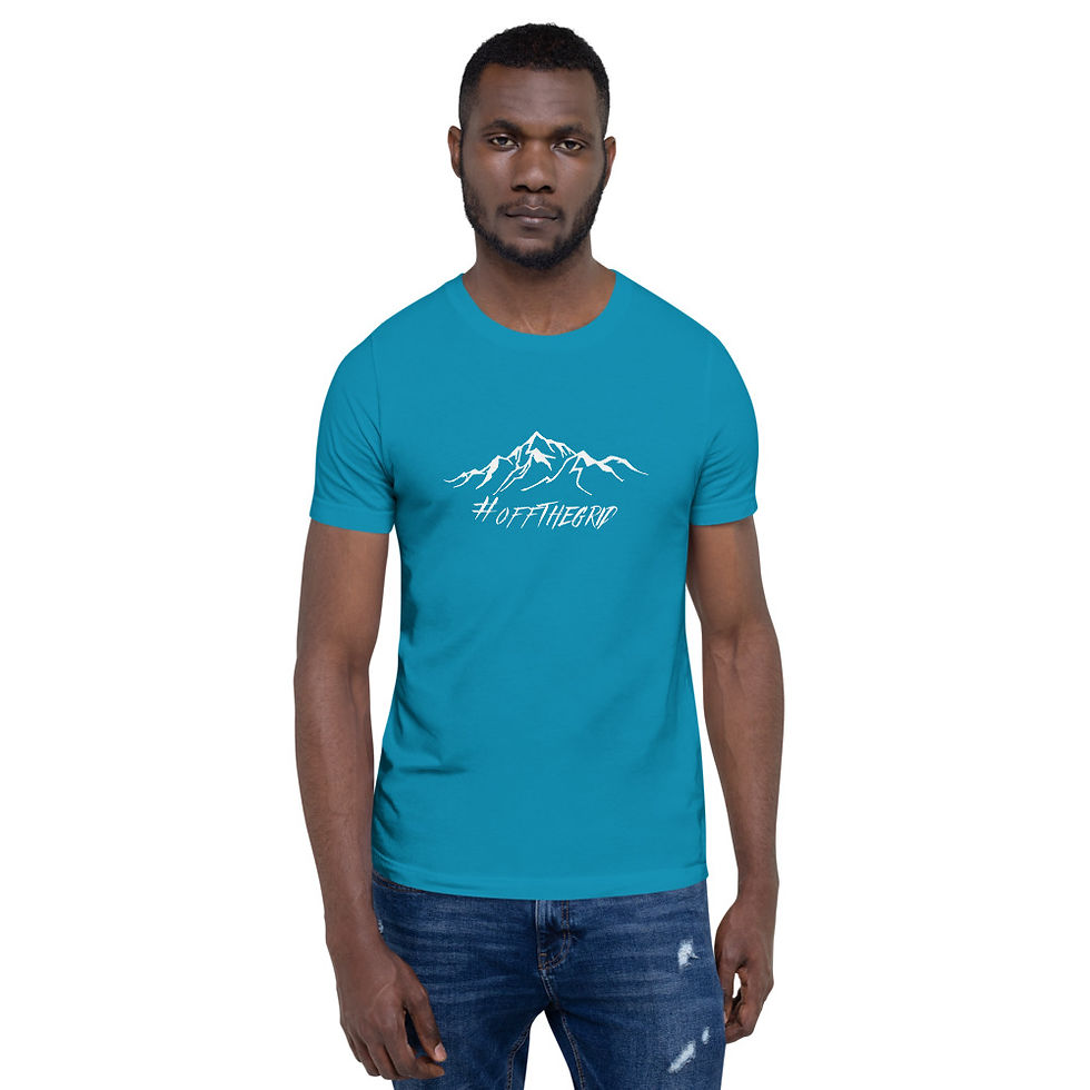 Thumbnail: Short-Sleeve Unisex T-Shirt - Mountain #offthegrid