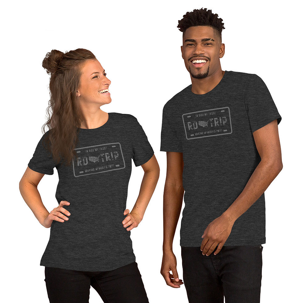Thumbnail: Short-Sleeve Unisex T-Shirt - RD TRIP License Plate Summer Memories 2022