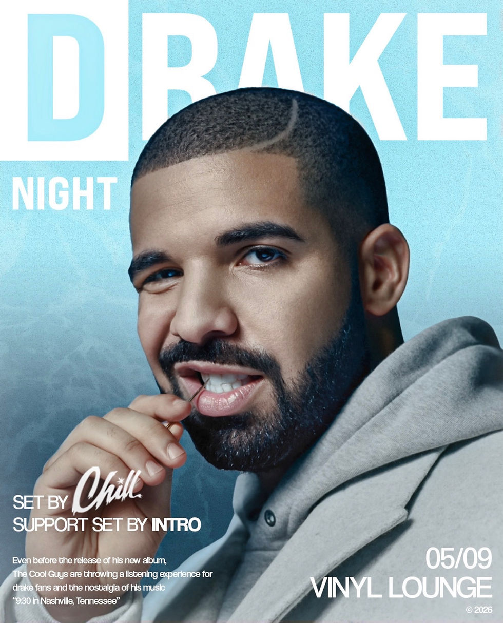 9:30 in Nashville. A Drake night