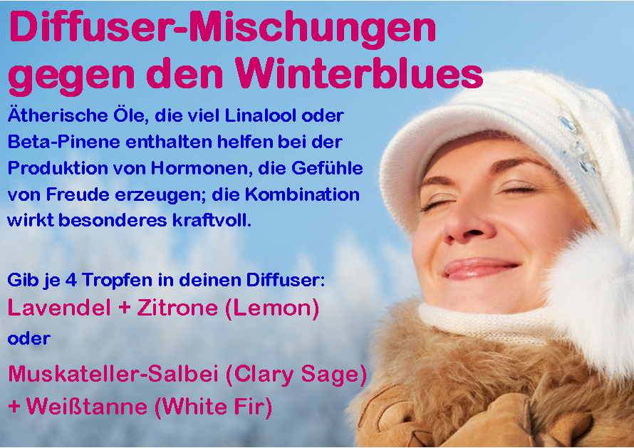 Diffuser-Mischungen gegen den Winterblues