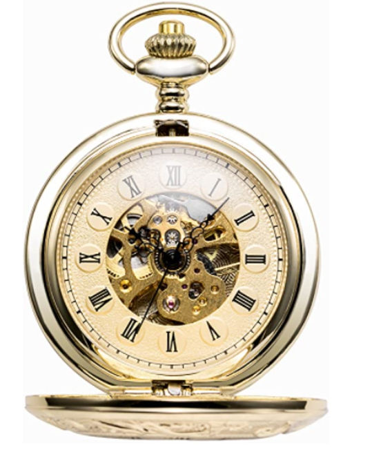 Miniature : Pocket Watch Vintage Gift - Gold