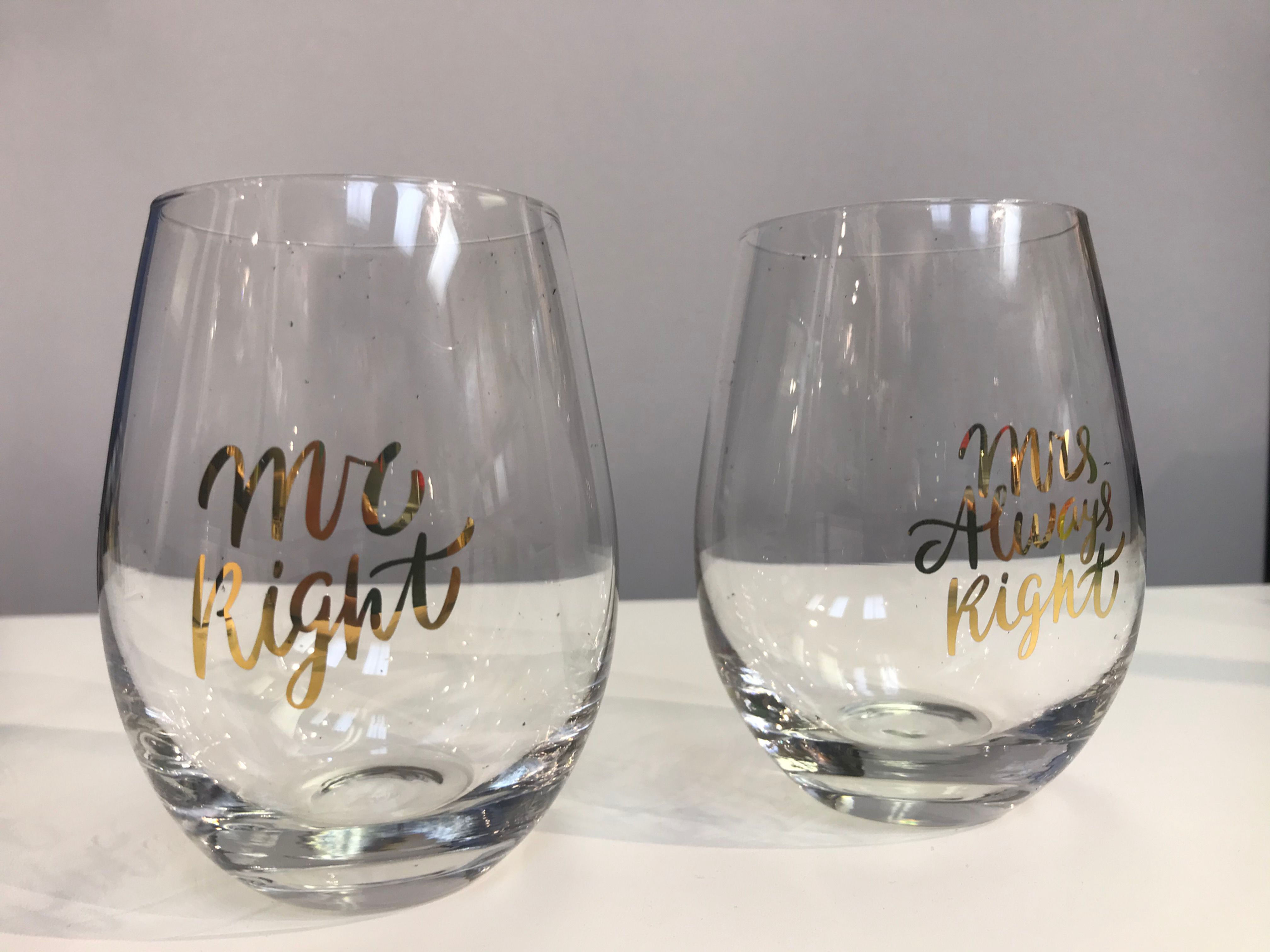 Mr Right & Mrs Always Right  Glasses