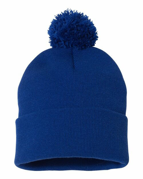Miniature : Unicolor Sportsman 12"Pom-Pom Knit Toque
