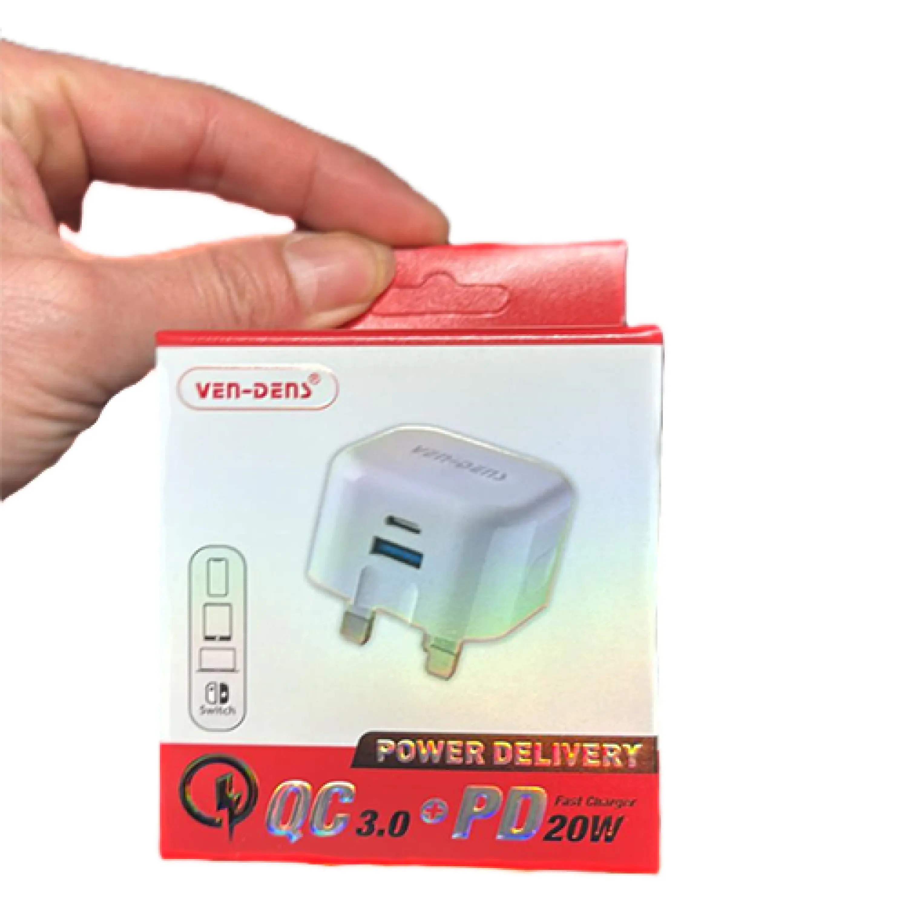 Fast Charger Plug USB+USB-C