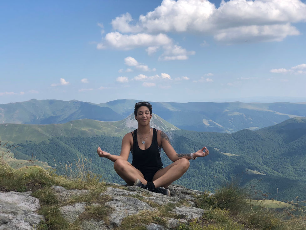 In the mountains in Aurlliac