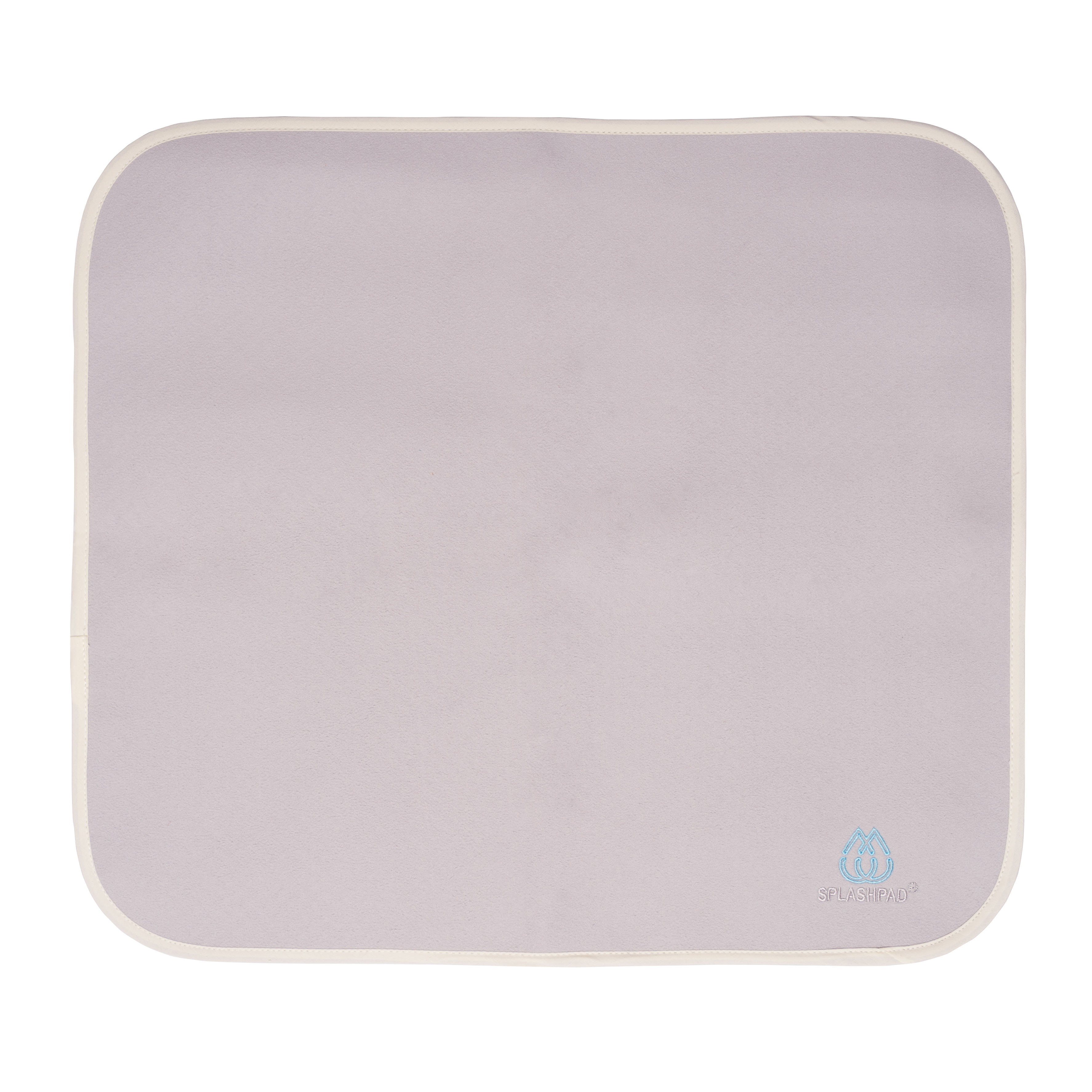 Gray pet feeding mat