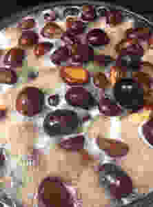 boiling horse chestnut in clean water