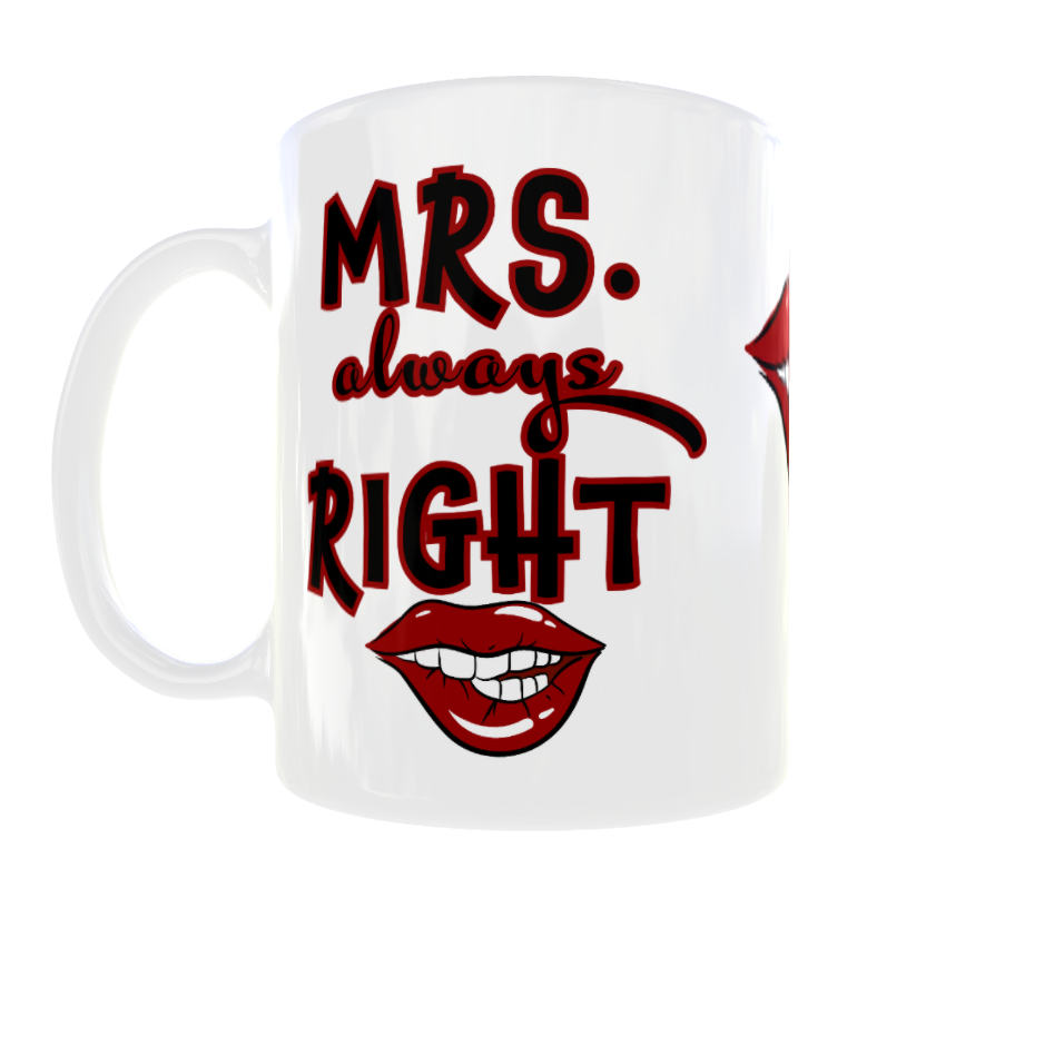 Thumbnail: Mr and Mrs Mug Mugs, Newlyweds Couples Wedding Day Gifts, Newly Married
