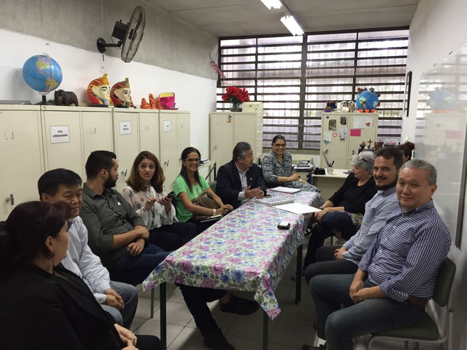 Visita a Escola Educador Pedro Cia