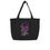 Thumbnail: Jellyfish pink/purple Large organic tote bag