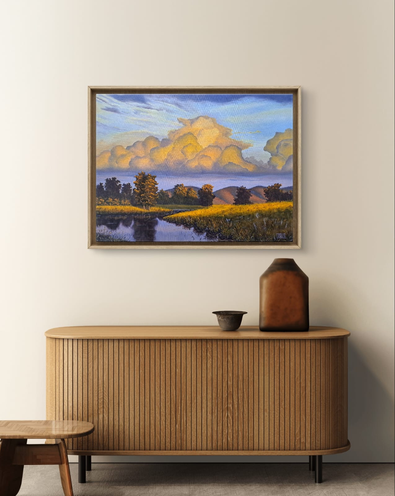 Obra "Cálido Entardecer" (60x80cm) - VENDIDO