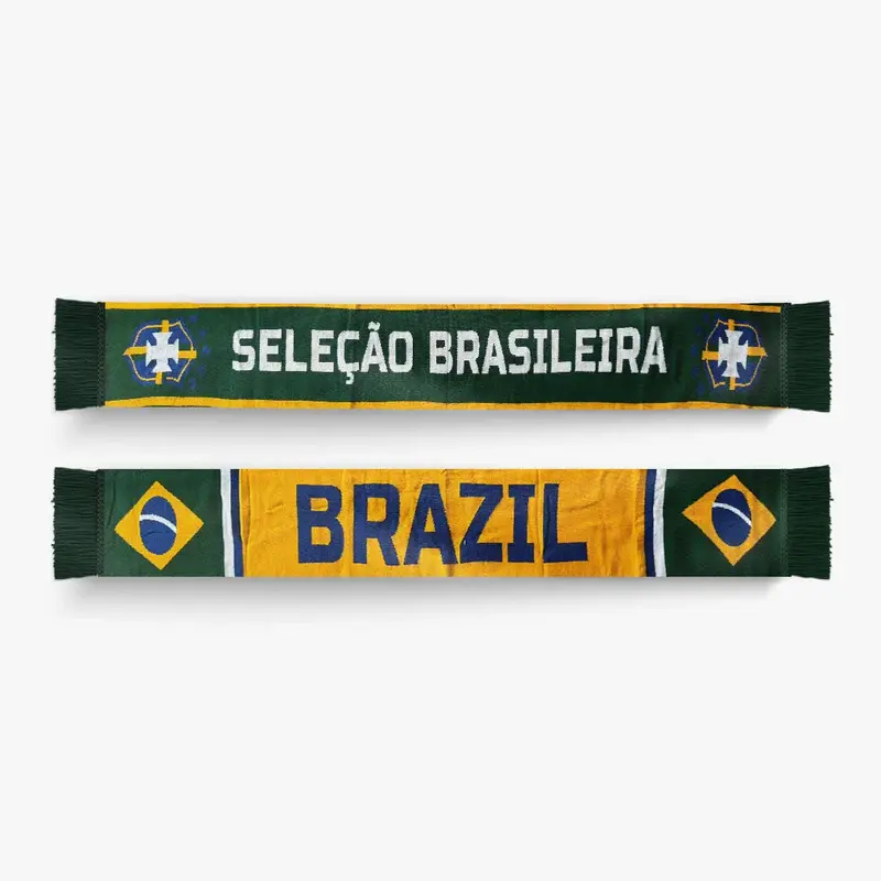 Thumbnail: Brazil Knitted Football Scarf