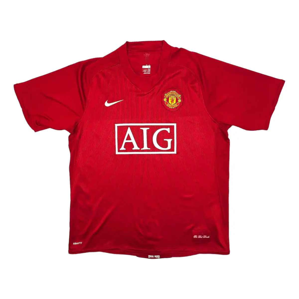 Manchester United 2007/08 Home Jersey - Retro Version