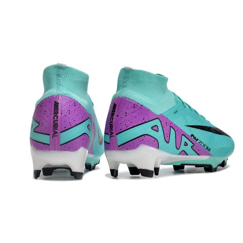 Thumbnail: Nike Zoom Mercurial Superfly 9 Elite FG Hyper Turq Fuchsia Dream Black/White