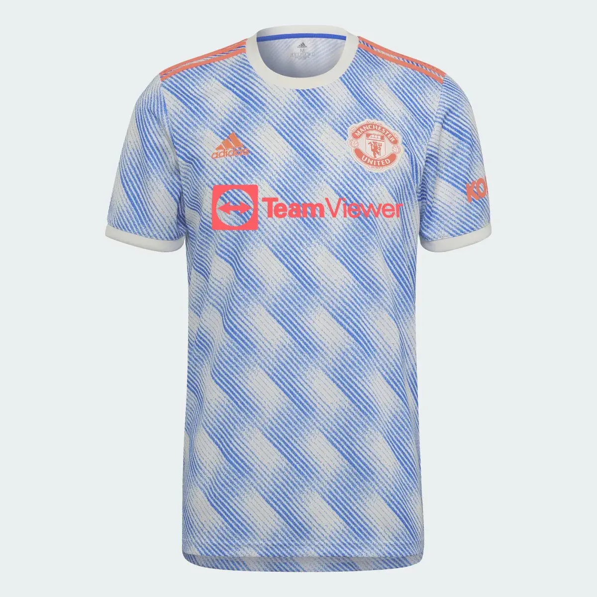 Manchester United 2021-22 Away Jersey - White-Royal