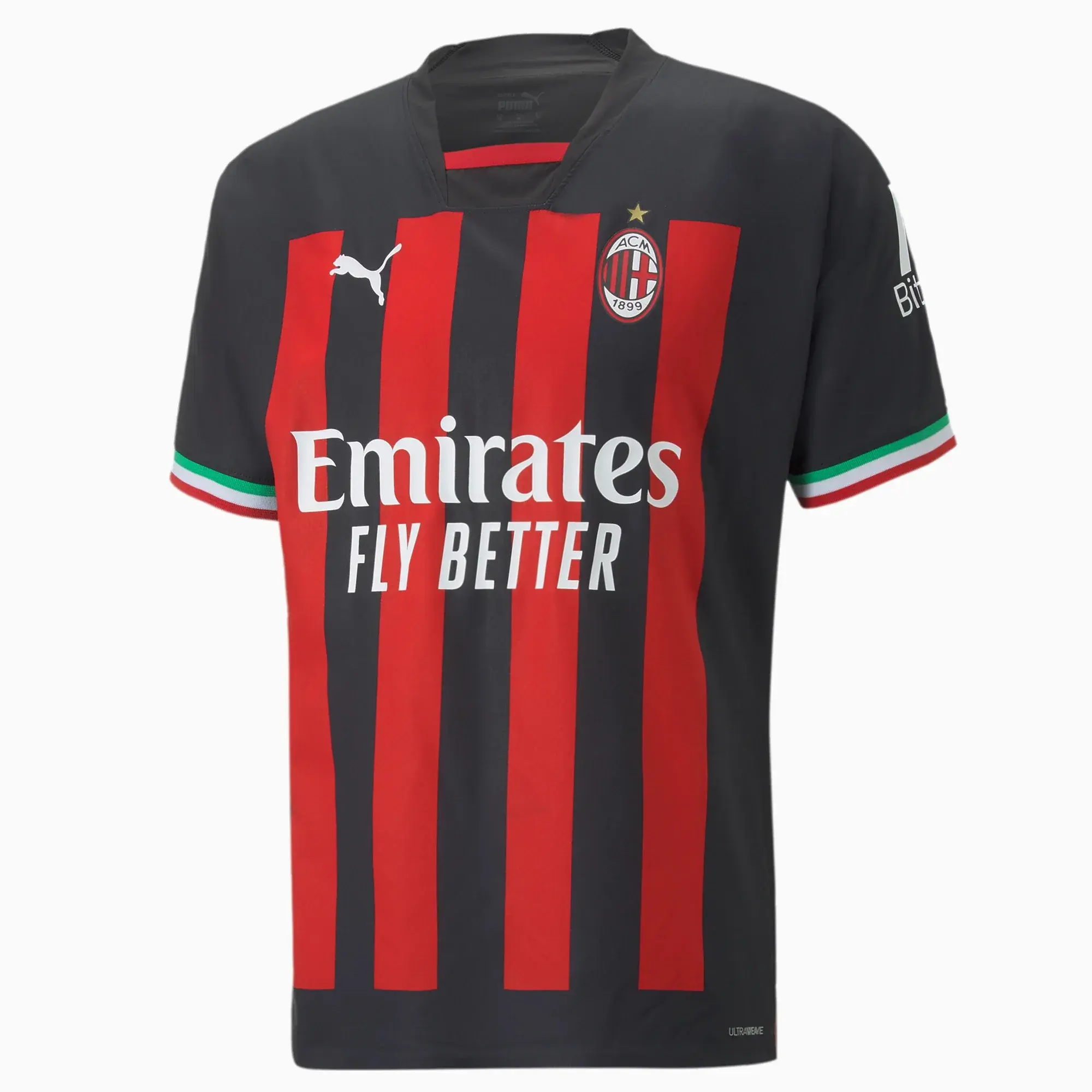 AC Milan Men's 2022-23 Match Home Jersey