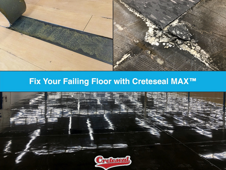Fix Your Failing Floor - Open Renovations with Creteseal MAX