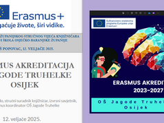Izlaganje o Erasmus akreditaciji naše škole na  Županijskom stručnom vijeću školskih knjižničara