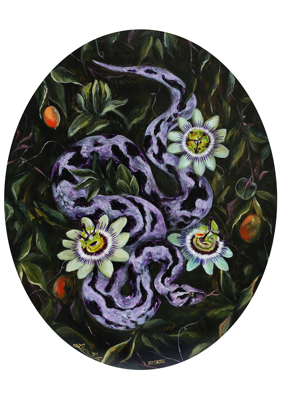 Thumbnail: Passiflora Snake Print