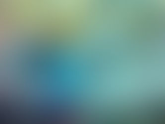 abstract painting in hues of deep purple, teal, and yellow. 