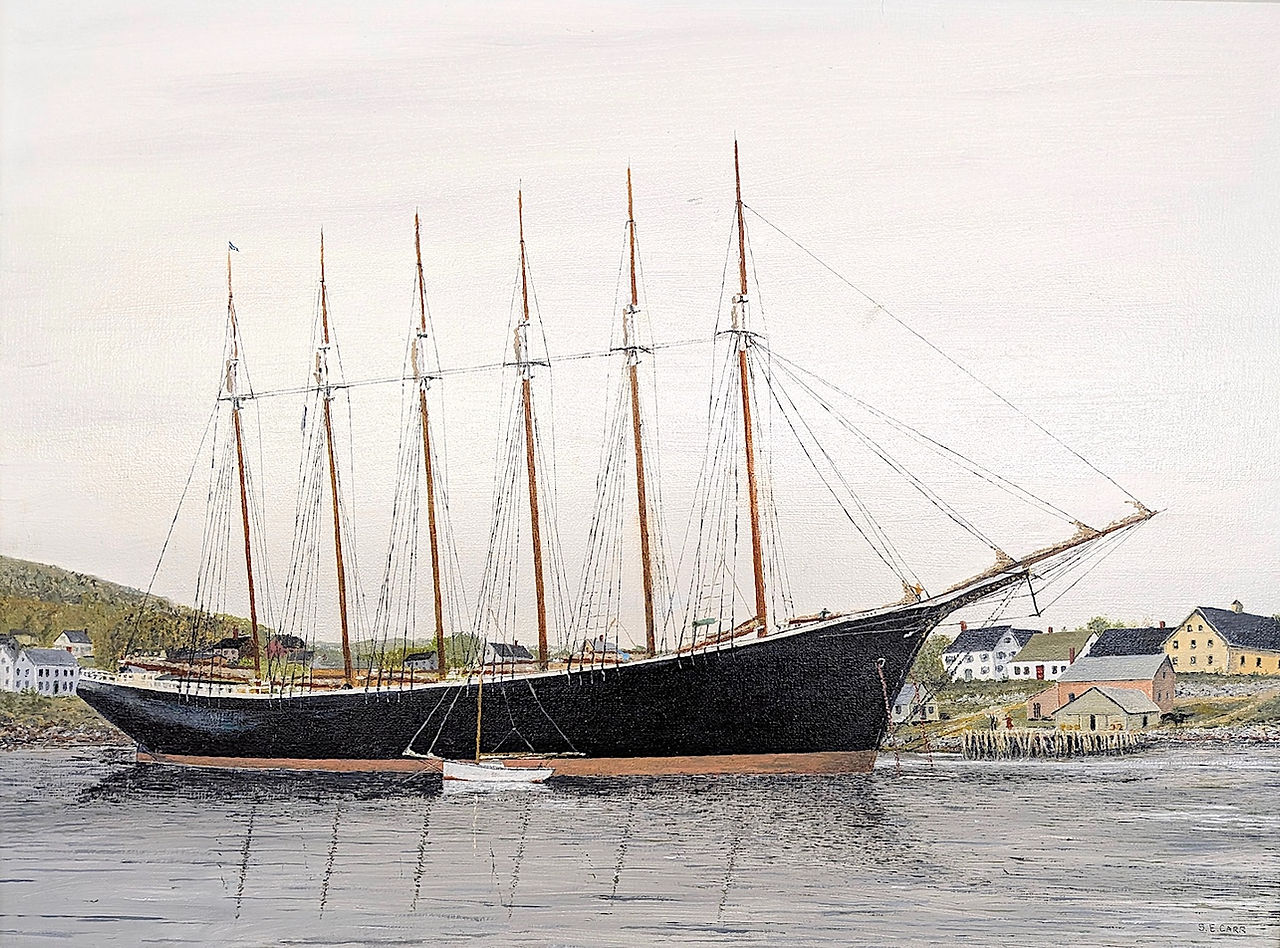  Stephen E. Carr "Six Masted Schooner"