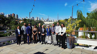 Delegação da Índia no IBREI.