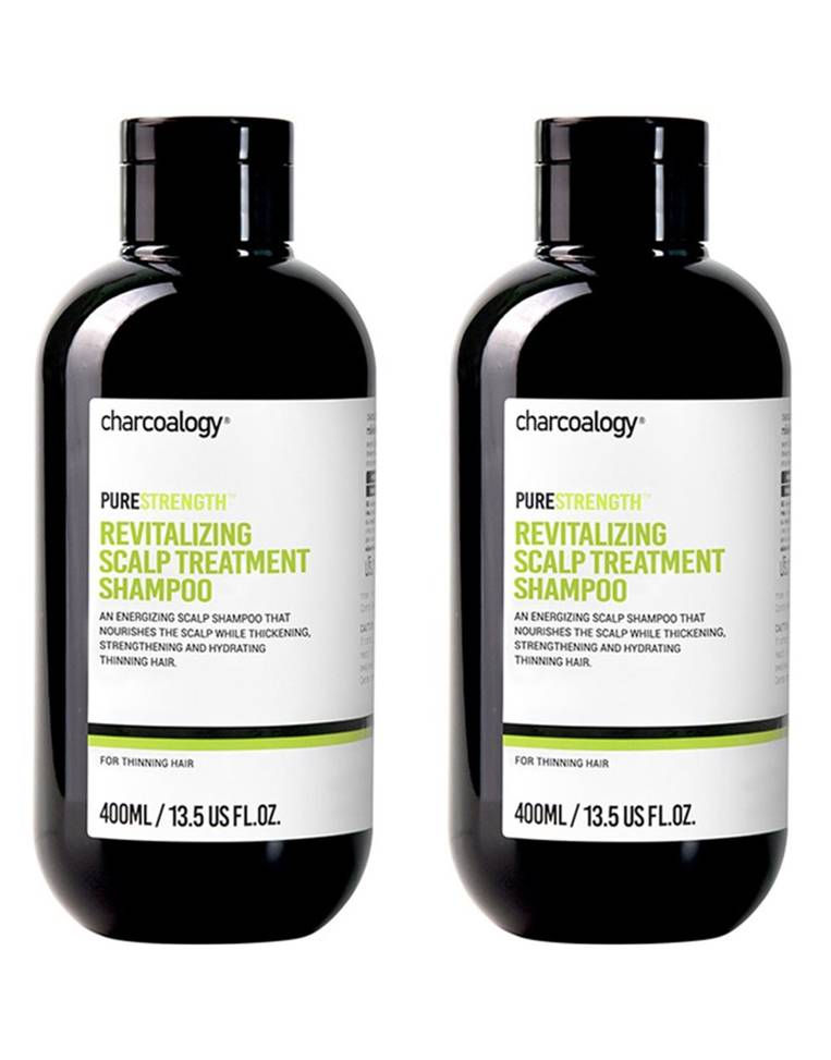 Charcoalogy Pure Strength Revitalizing Scalp Treatment Shampoo 400ml