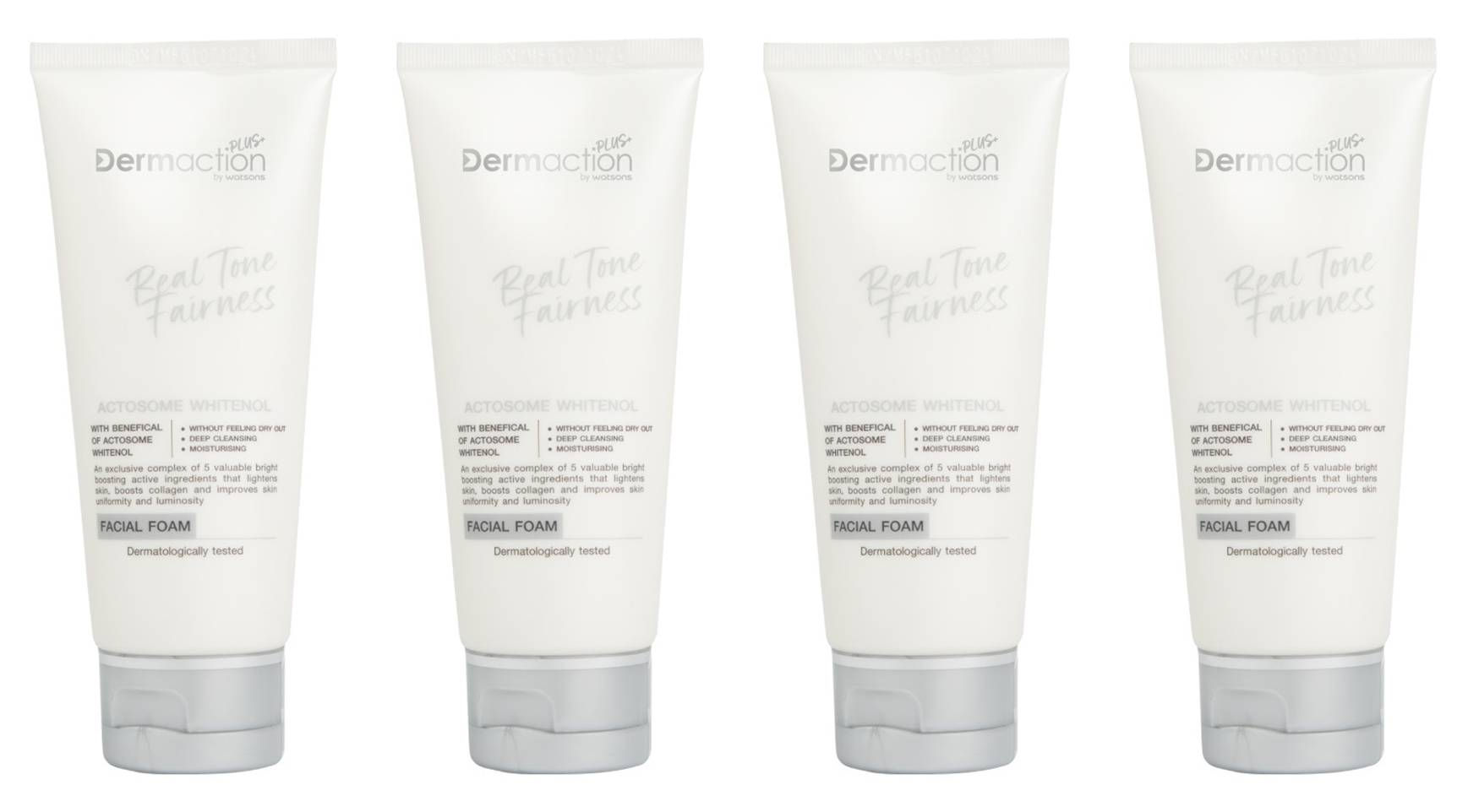 Dermaction Plus Real Tone Fairness Facial Foam 100ml