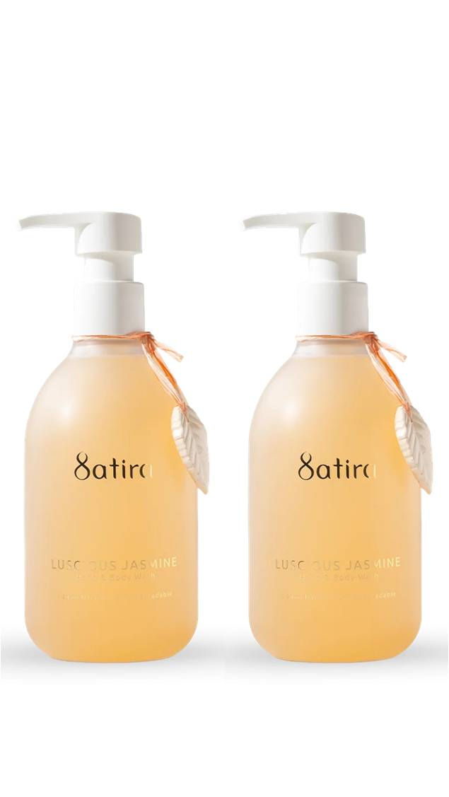 SATIRA Luscious Jasmine Hand & Body Wash 300 ml Pack of 2