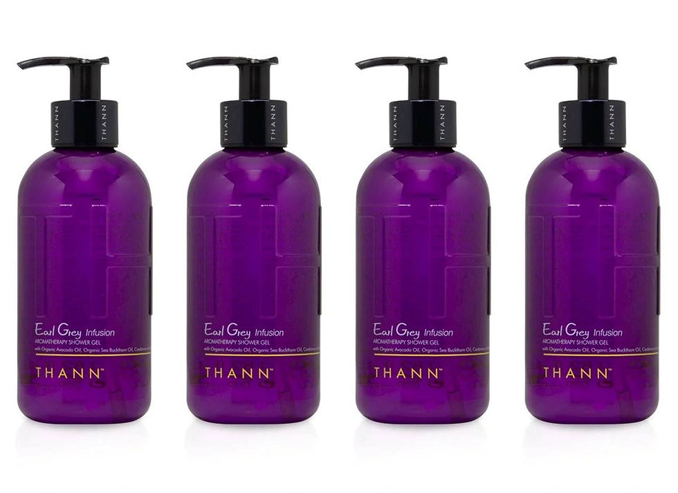 THANN Earl Grey Infusion Aromatherapy Shower Gel 320 ml Pack of 4