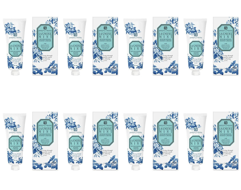 DONNA CHANG Jasmine Mint Hand Cream 60 g Pack of 8