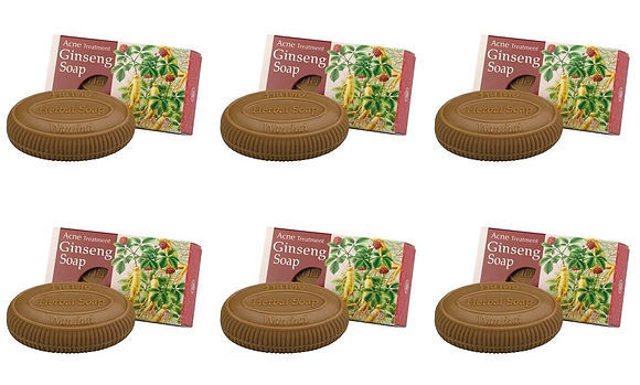 WANTHAI Ginseng Soap 100 g Pack of 6